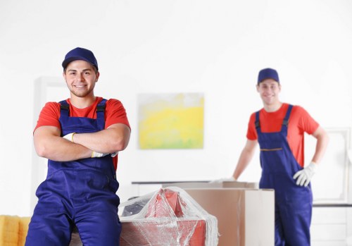 Professional packing services in Richmond organizing household items for a move