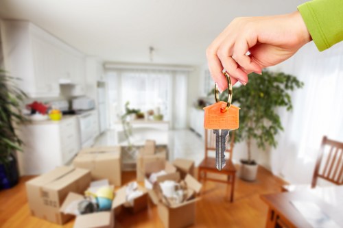 Professional movers preparing a small removal in Richmond