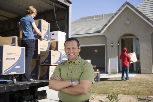Preparation of furniture for storage in Richmond with wrapping and labeling