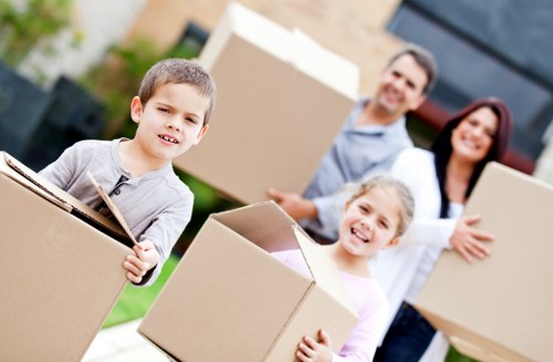 Professional removals team handling furniture in Richmond