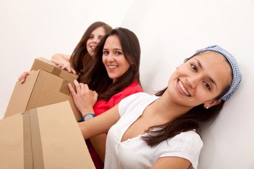 Indoor secure storage units in Richmond with clean organized aisles