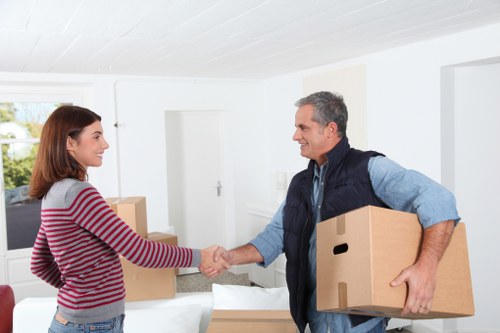 Boxes and household items ready for a Richmond small move